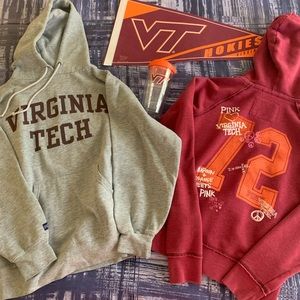 Virginia Tech hoodies, tumbler, flag